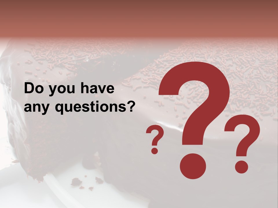 Sugar Pastry Mud PowerPoint Template