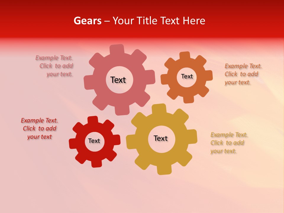 Red Oil Energy PowerPoint Template