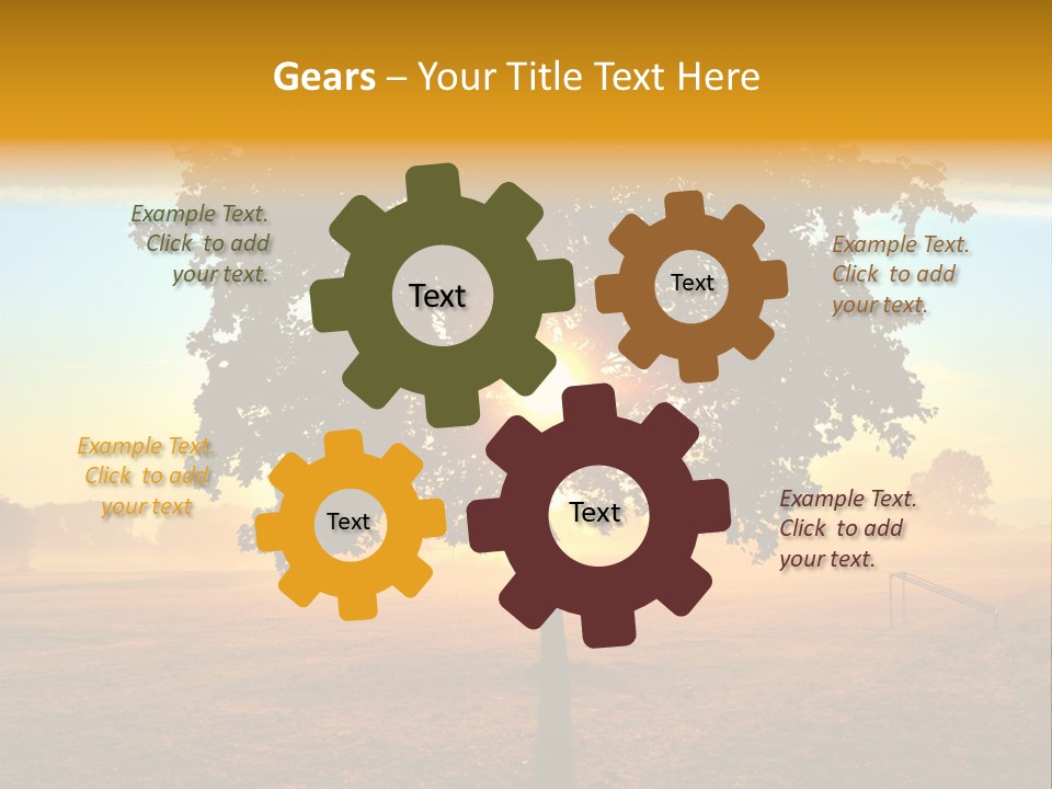 Sky Mist Sunny PowerPoint Template