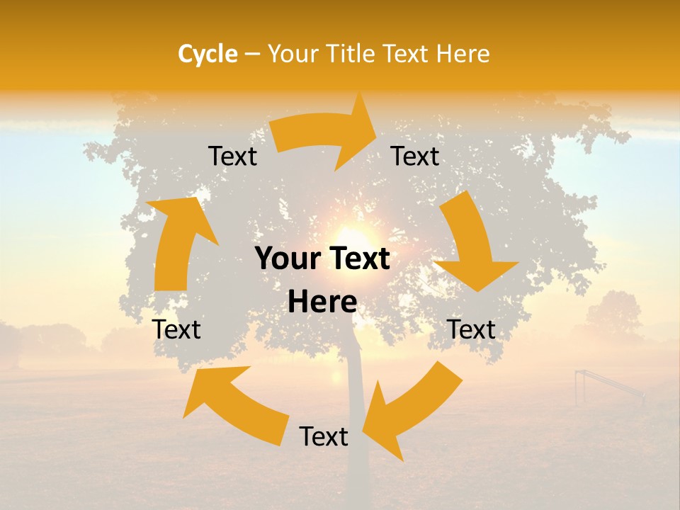 Sky Mist Sunny PowerPoint Template