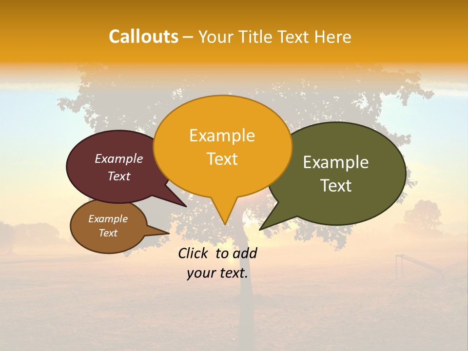 Sky Mist Sunny PowerPoint Template