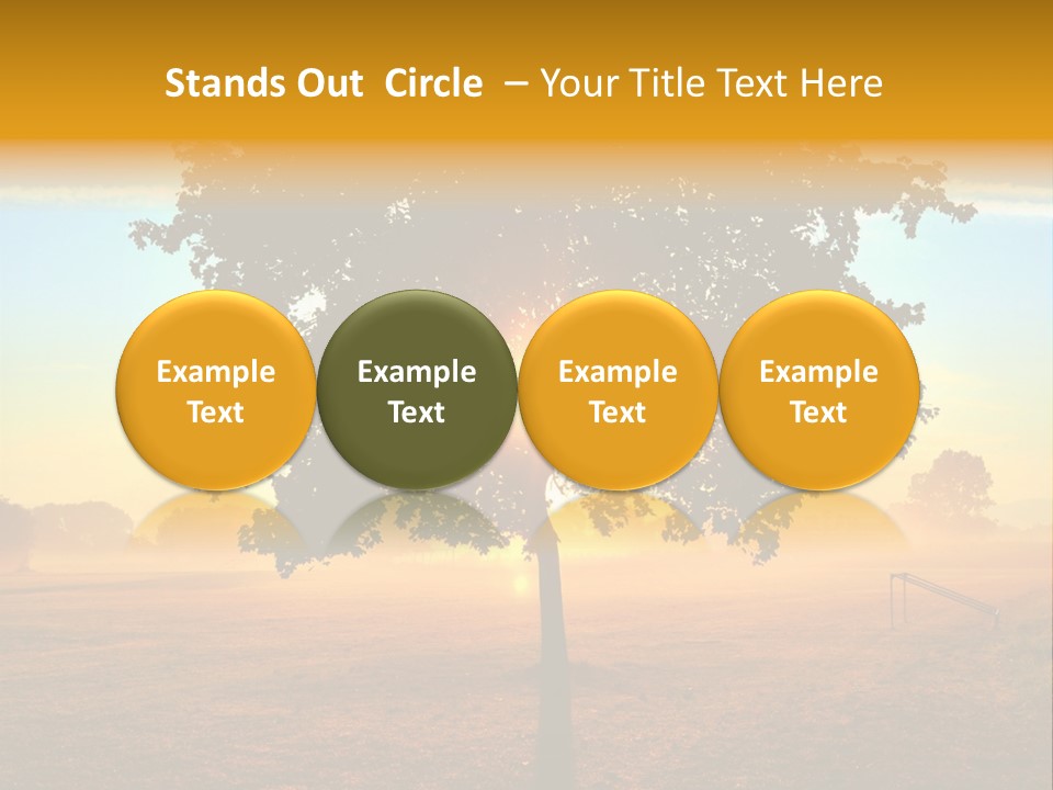 Sky Mist Sunny PowerPoint Template