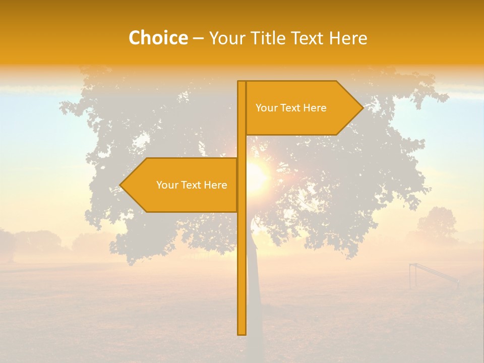 Sky Mist Sunny PowerPoint Template