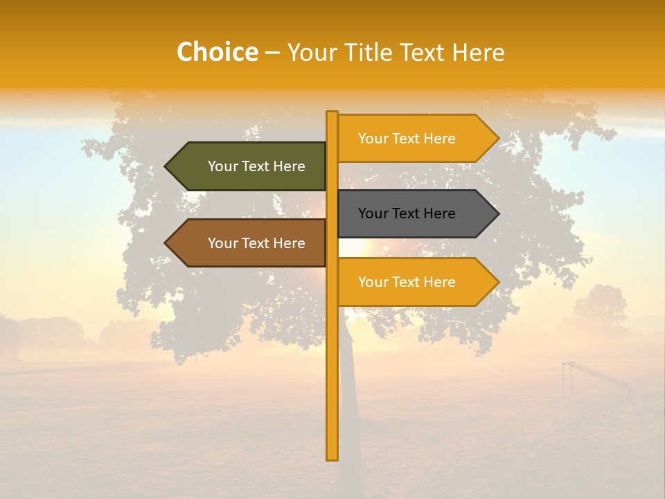 Sky Mist Sunny PowerPoint Template