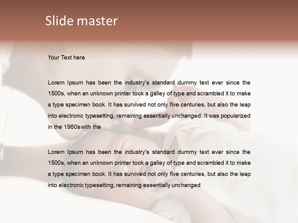 Baby Childcare Cute PowerPoint Template