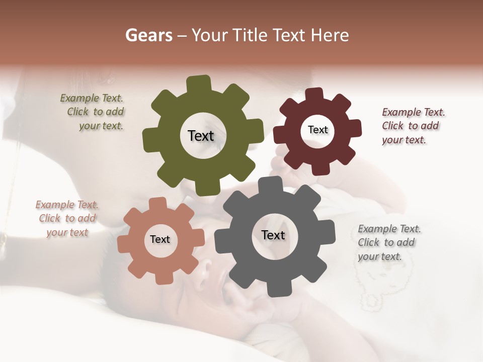 Baby Childcare Cute PowerPoint Template