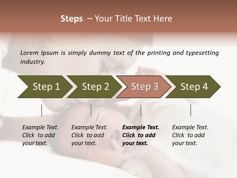 Baby Childcare Cute PowerPoint Template