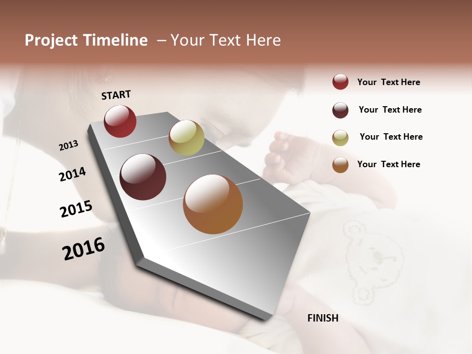 Baby Childcare Cute PowerPoint Template