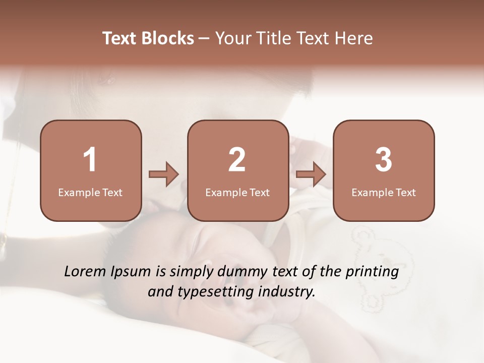 Baby Childcare Cute PowerPoint Template