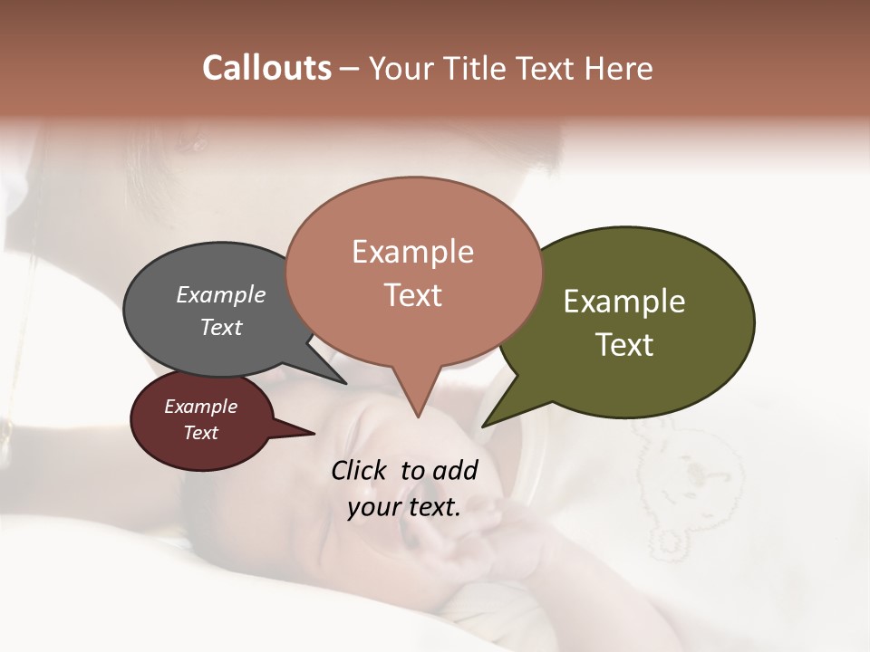 Baby Childcare Cute PowerPoint Template