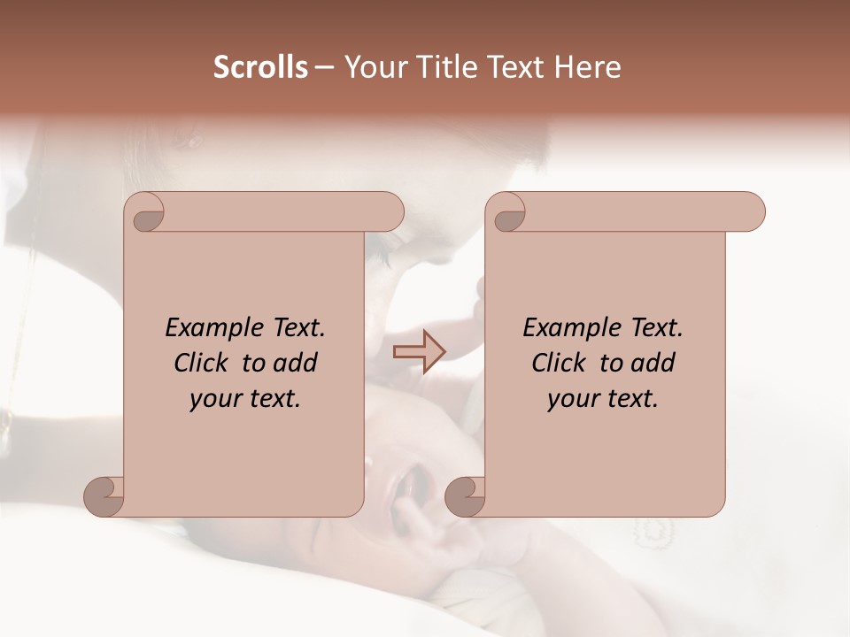 Baby Childcare Cute PowerPoint Template