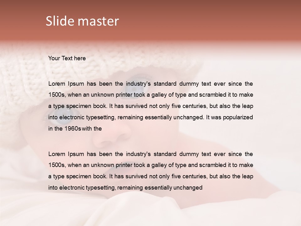 Blanket Healthy New PowerPoint Template