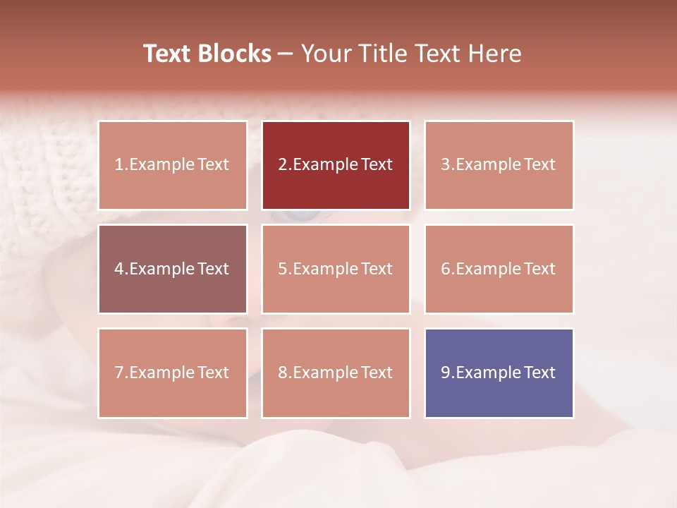 Blanket Healthy New PowerPoint Template