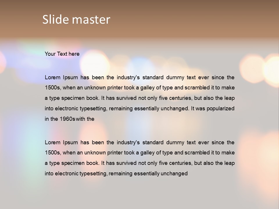 Red Modern Shine PowerPoint Template