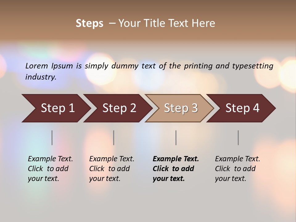 Red Modern Shine PowerPoint Template