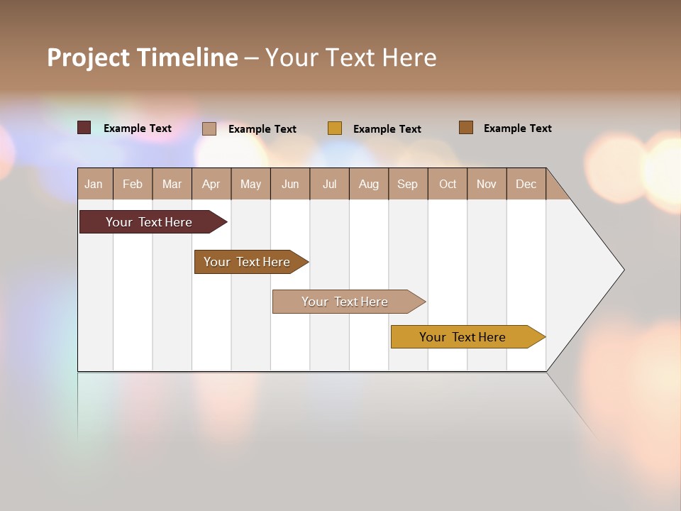 Red Modern Shine PowerPoint Template