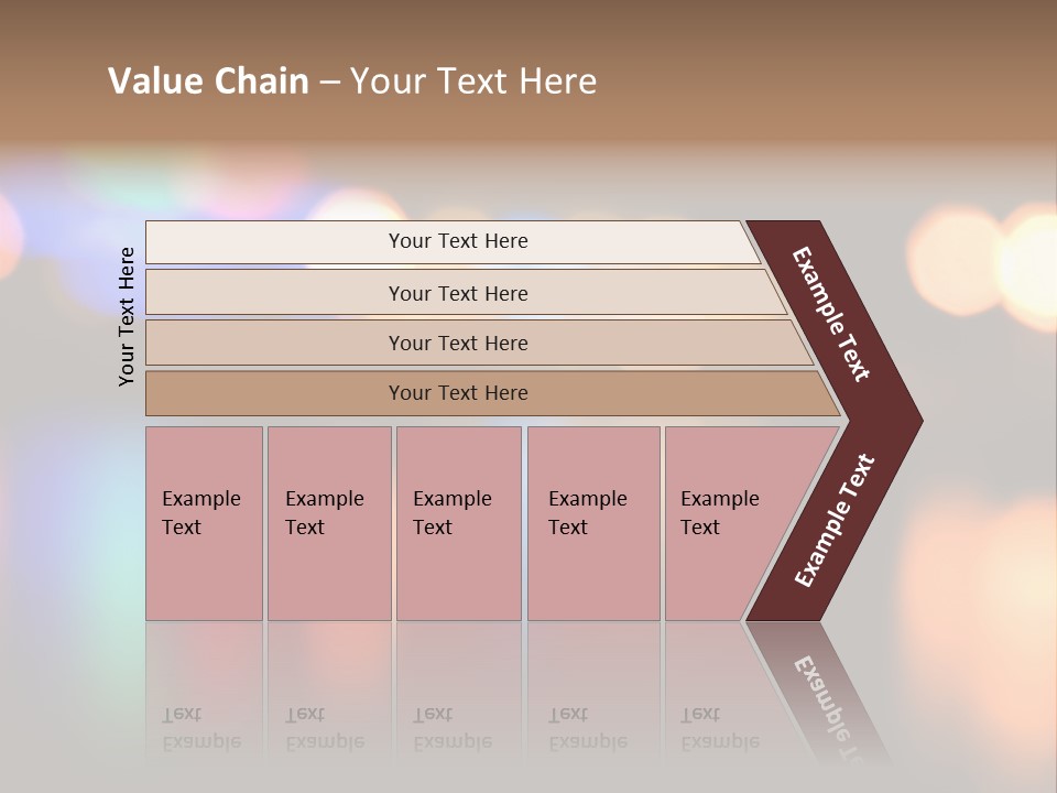 Red Modern Shine PowerPoint Template