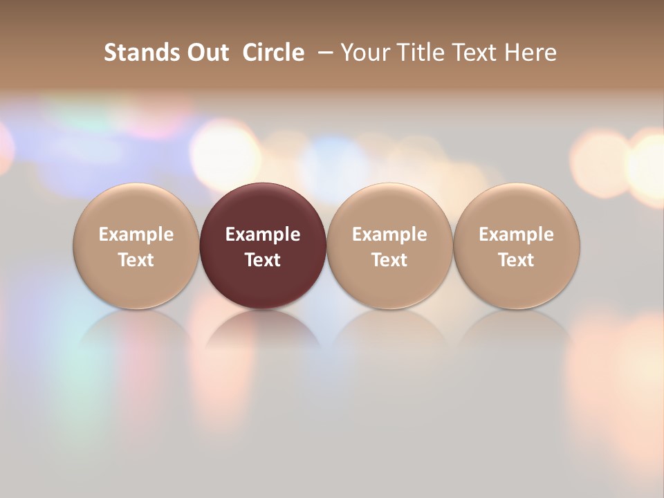 Red Modern Shine PowerPoint Template