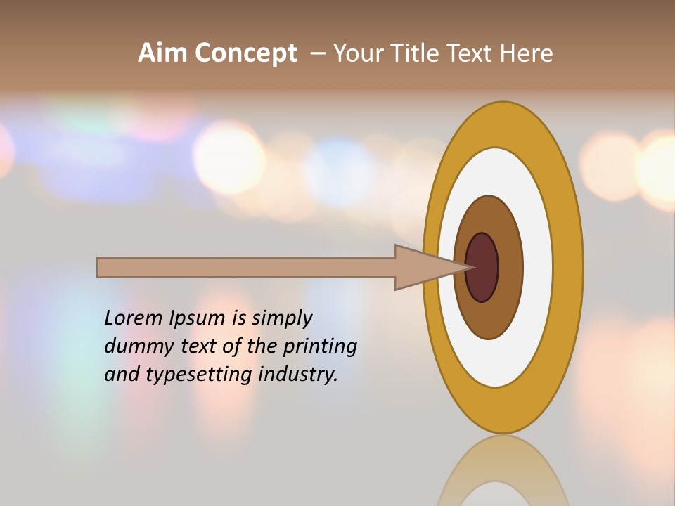 Red Modern Shine PowerPoint Template