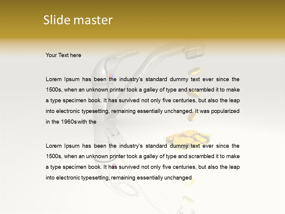 Saving Water Improvement PowerPoint Template