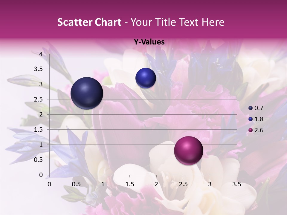 Floral Bridal Bouquet PowerPoint Template