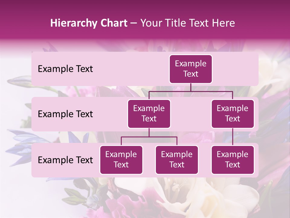 Floral Bridal Bouquet PowerPoint Template