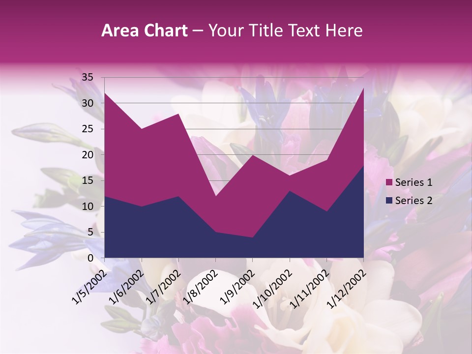 Floral Bridal Bouquet PowerPoint Template