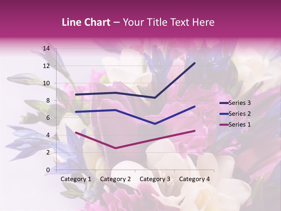Floral Bridal Bouquet PowerPoint Template