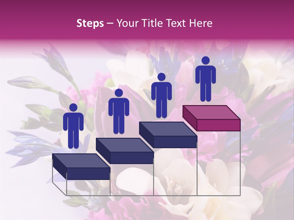 Floral Bridal Bouquet PowerPoint Template