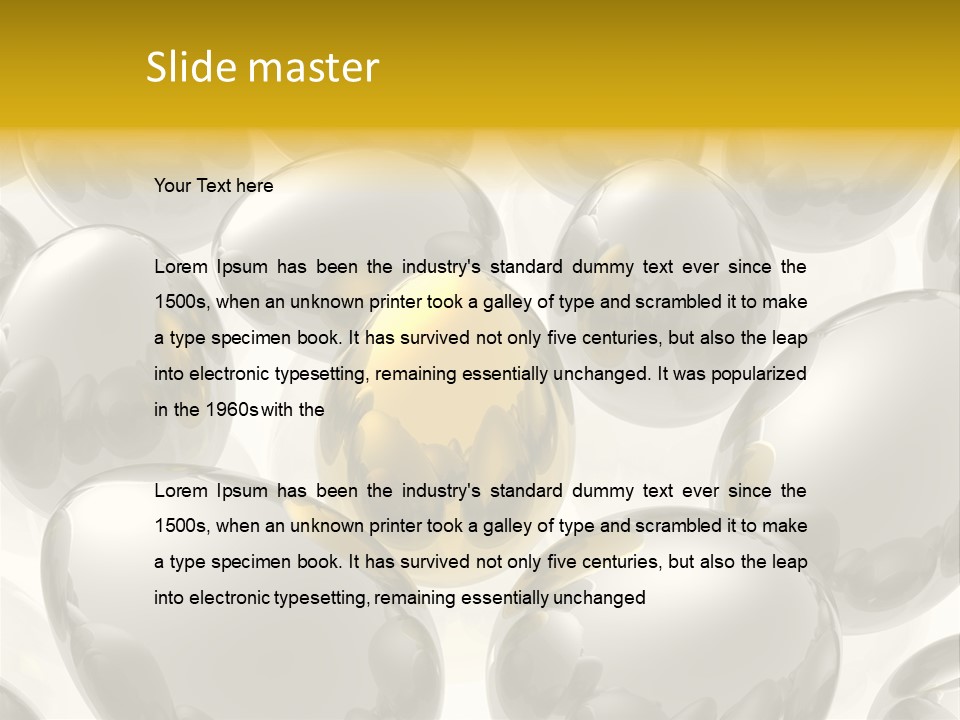 Different Gift Easter PowerPoint Template