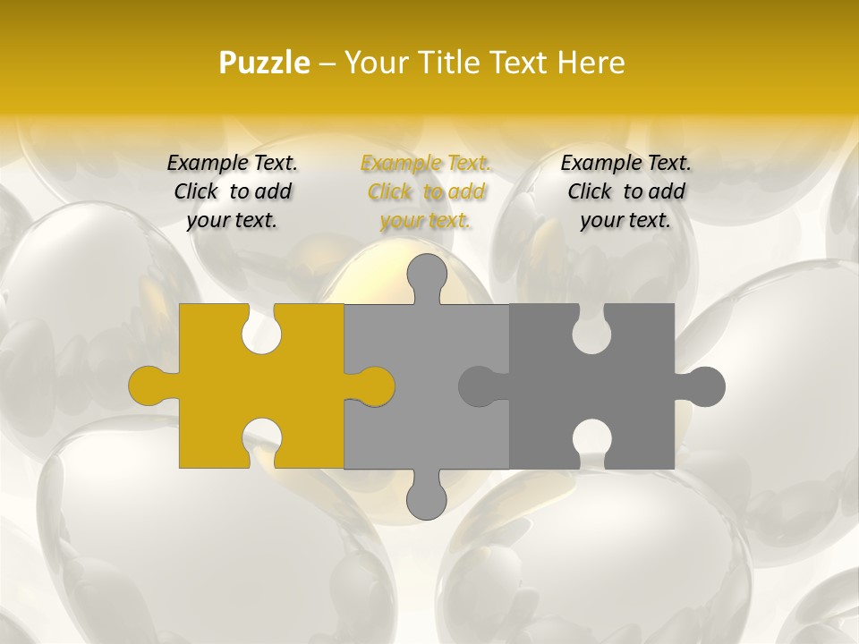 Different Gift Easter PowerPoint Template