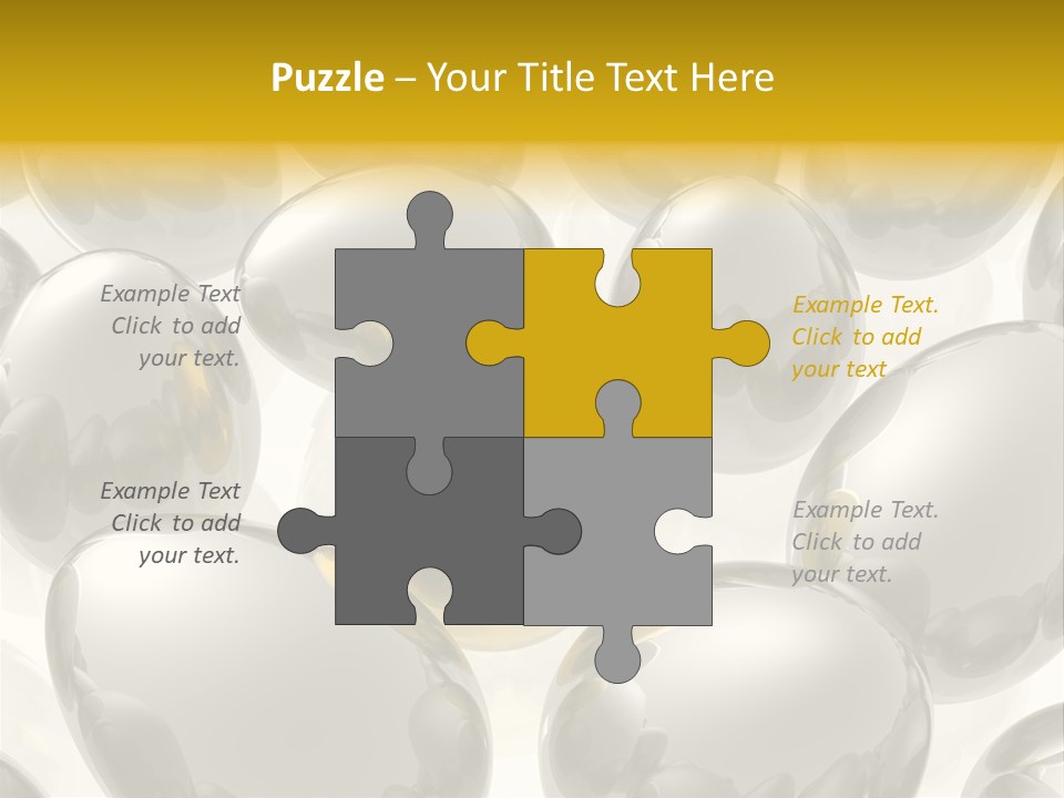 Different Gift Easter PowerPoint Template