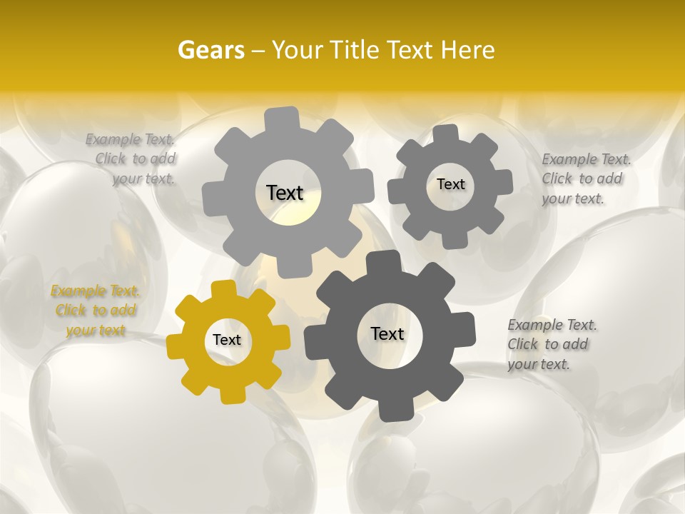 Different Gift Easter PowerPoint Template