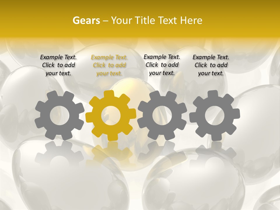 Different Gift Easter PowerPoint Template