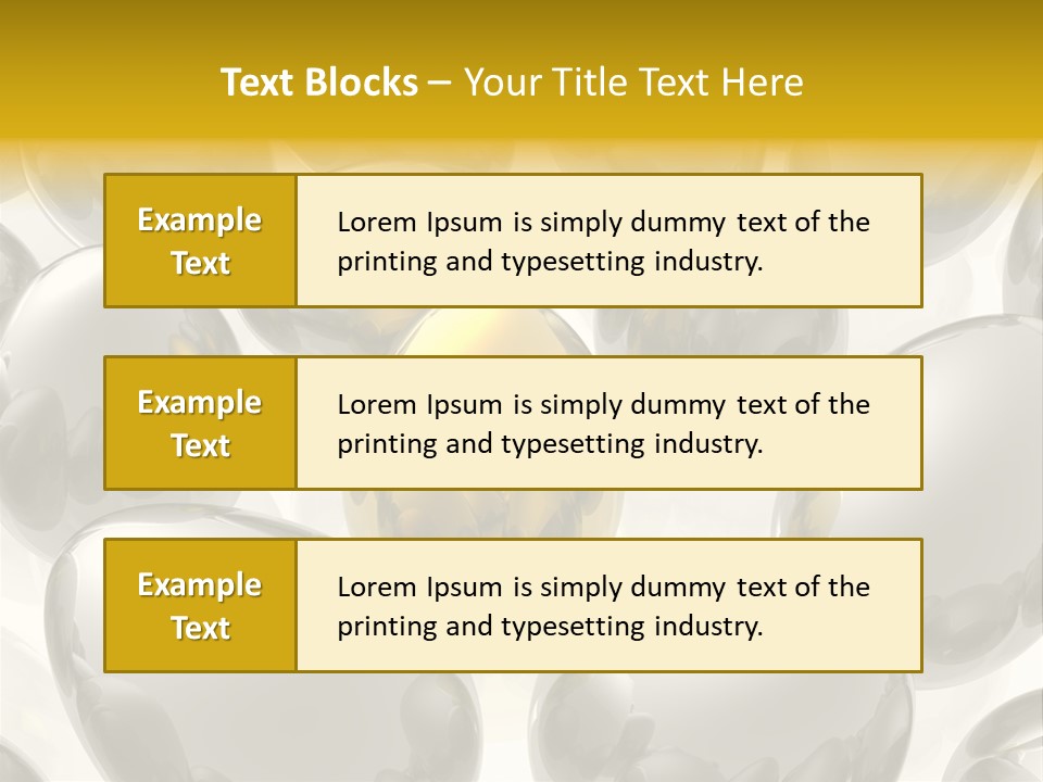 Different Gift Easter PowerPoint Template