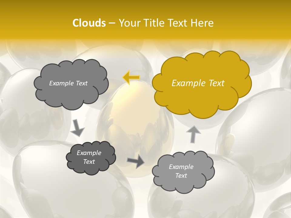 Different Gift Easter PowerPoint Template