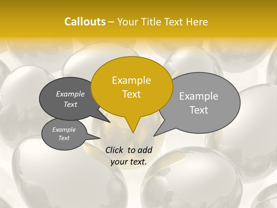 Different Gift Easter PowerPoint Template