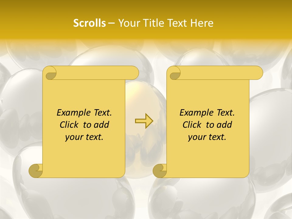 Different Gift Easter PowerPoint Template