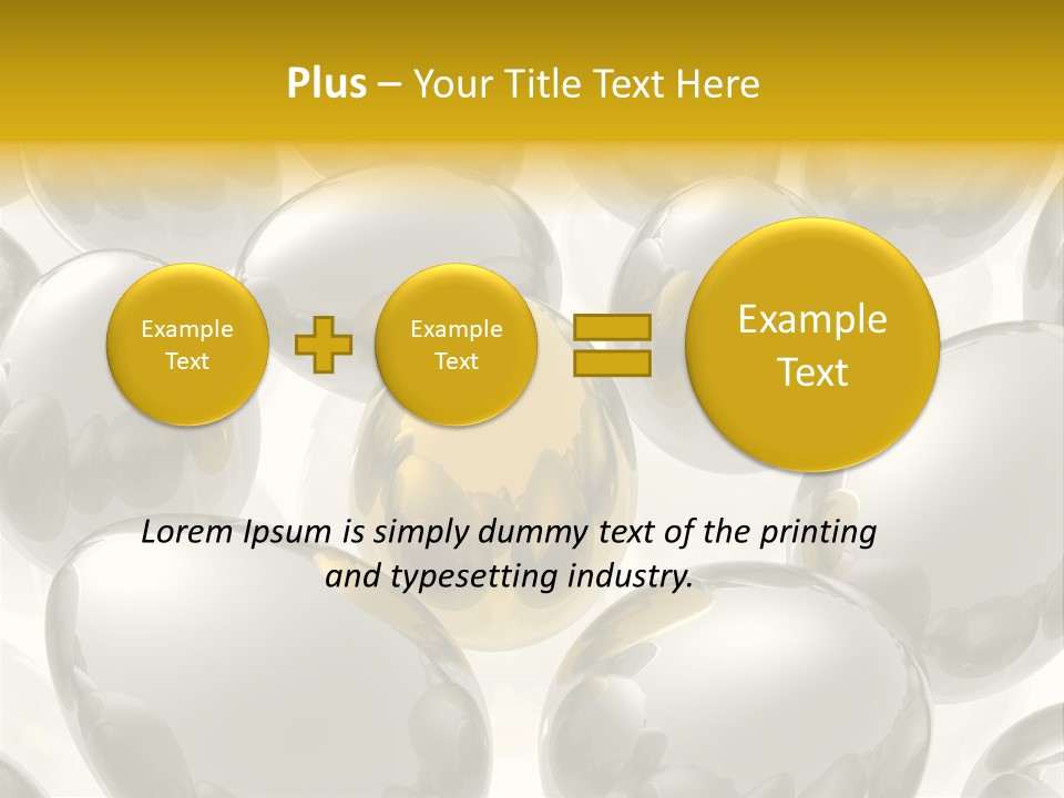 Different Gift Easter PowerPoint Template