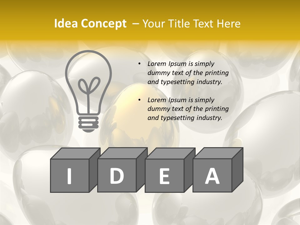 Different Gift Easter PowerPoint Template