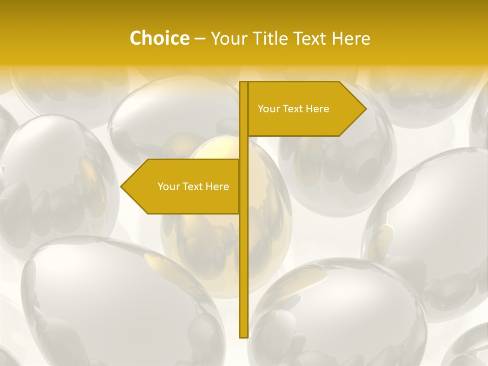 Different Gift Easter PowerPoint Template