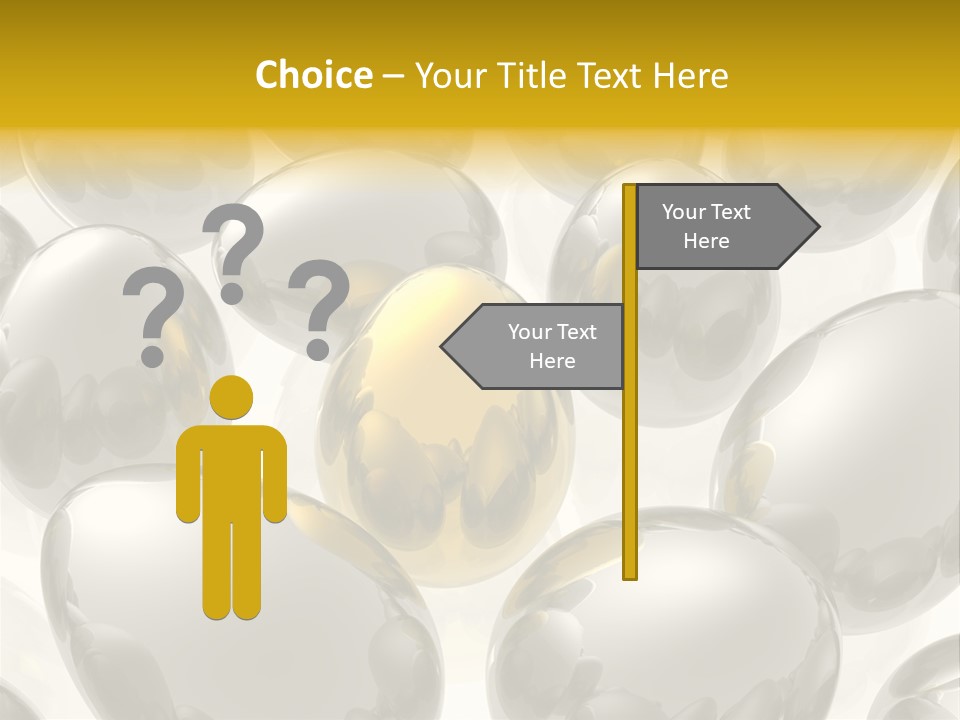 Different Gift Easter PowerPoint Template