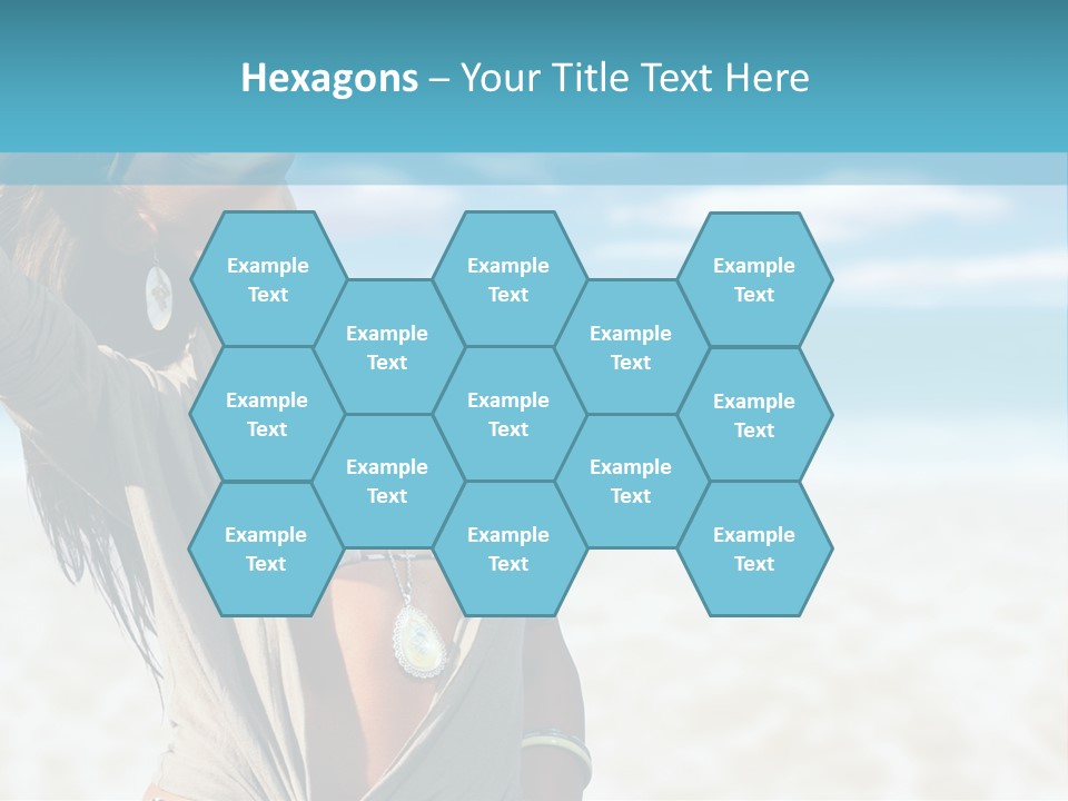 Attractive Peaceful Beach PowerPoint Template