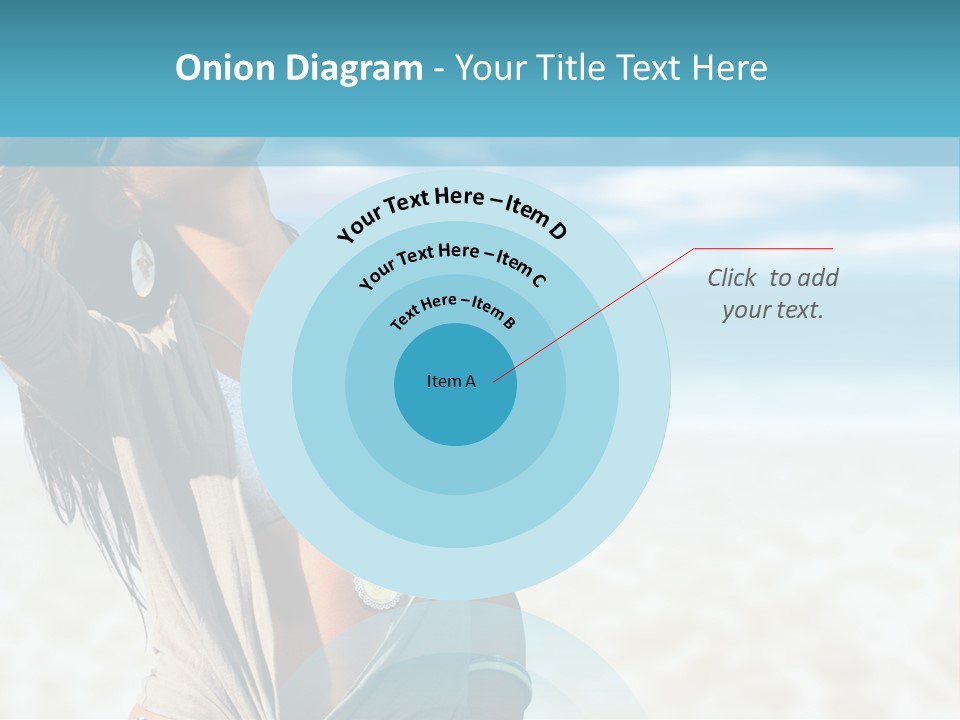 Attractive Peaceful Beach PowerPoint Template