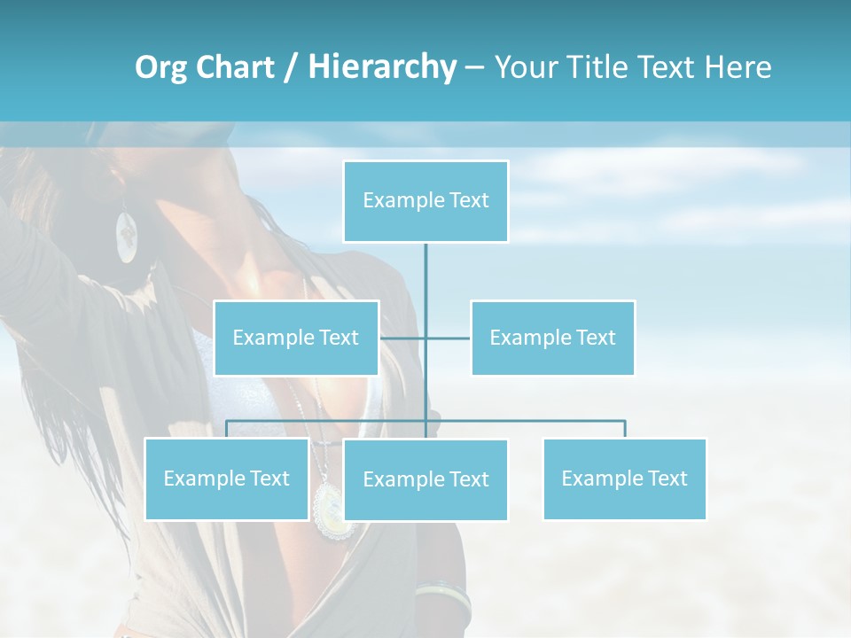 Attractive Peaceful Beach PowerPoint Template