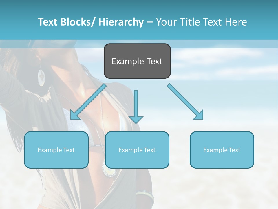 Attractive Peaceful Beach PowerPoint Template