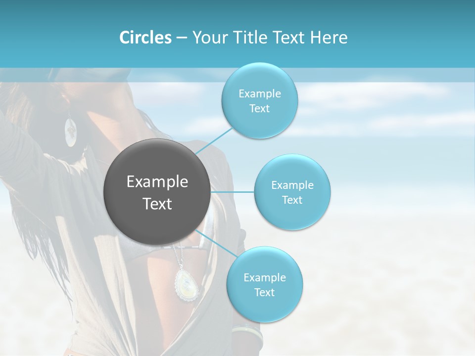 Attractive Peaceful Beach PowerPoint Template