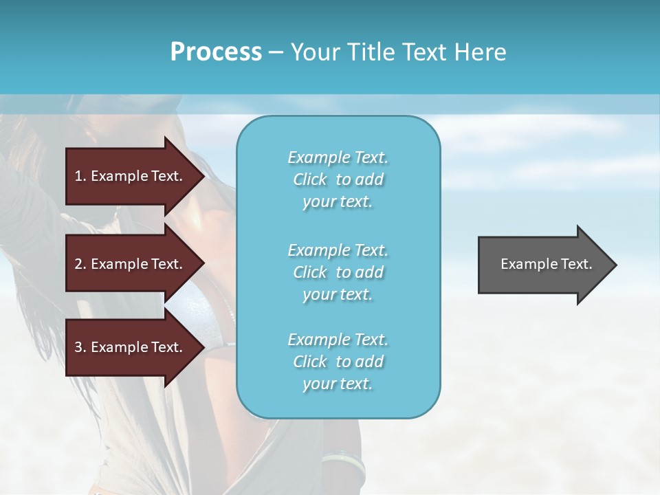 Attractive Peaceful Beach PowerPoint Template