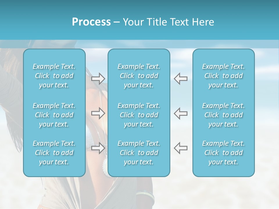Attractive Peaceful Beach PowerPoint Template