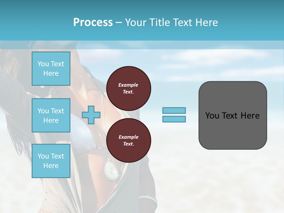 Attractive Peaceful Beach PowerPoint Template